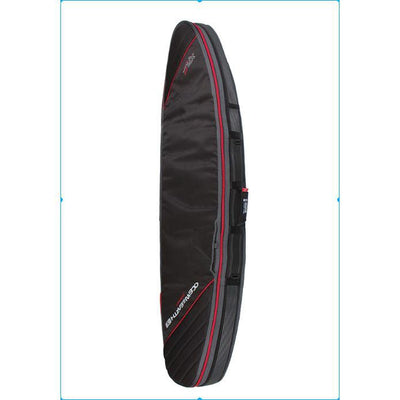 Ocean & Earth 6'0 Triple Compact Shortboard Cover - black/red