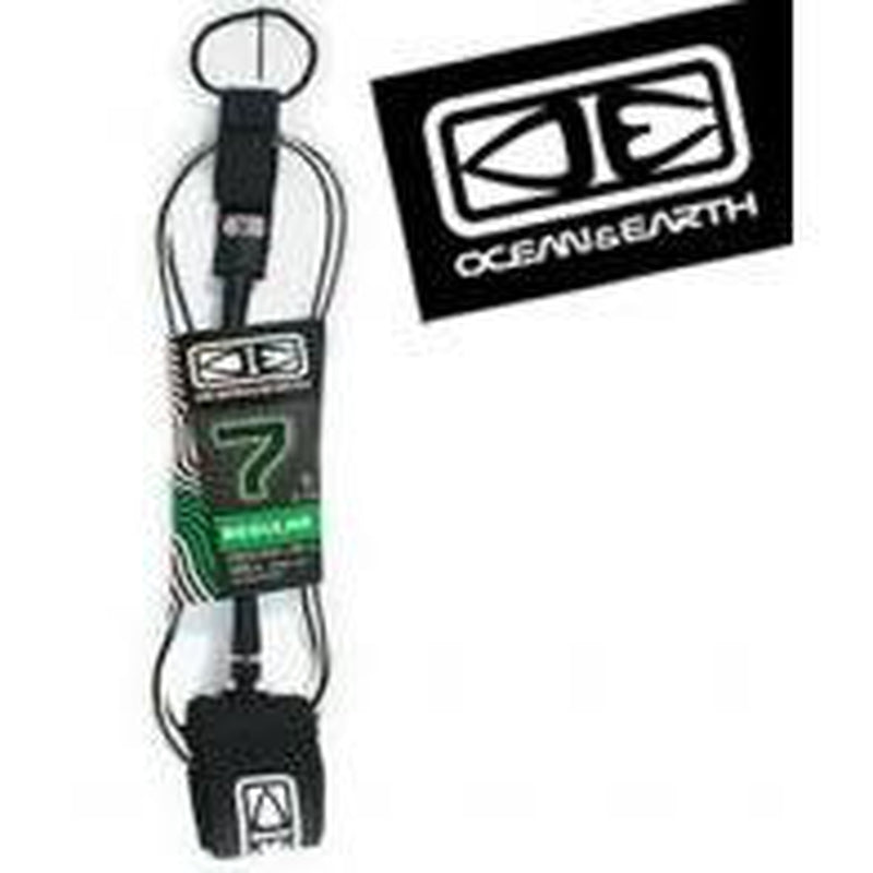 Ocean & Earth 7'0" Regular Leash - black