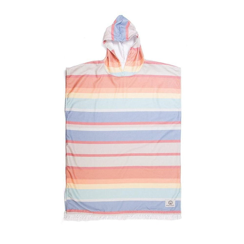 Ocean & Earth Youth Hooded Poncho sunkissed - multi stripe