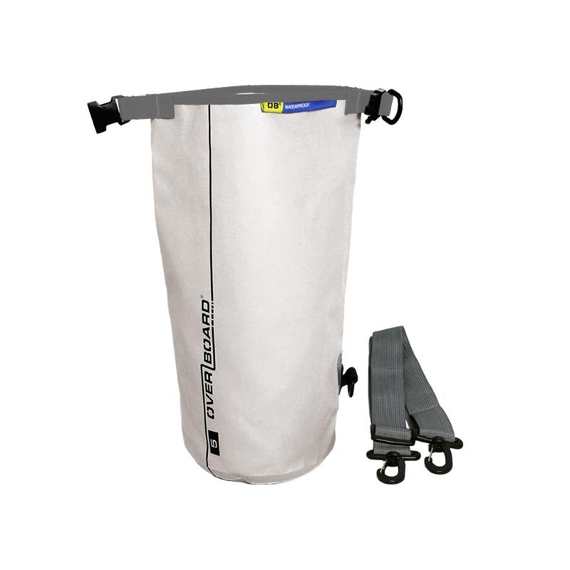 OverBoard wasserdichter Packsack 5 Liter - white