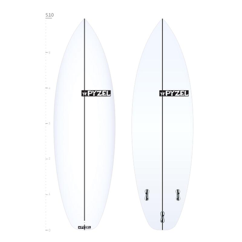 Pyzel Surfboards Phantom 5'11" FCS II 31L