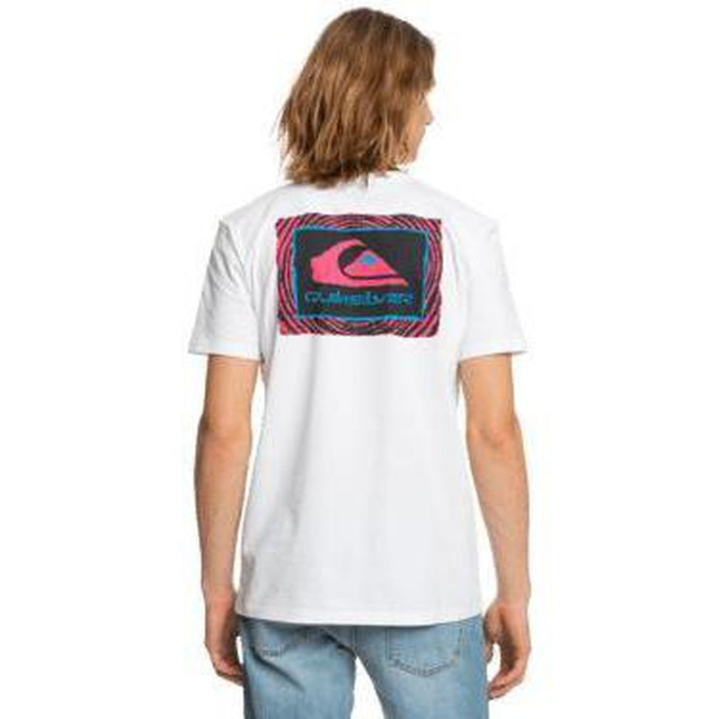 Quiksilver Herren T-Shirt Return To The Moon - white
