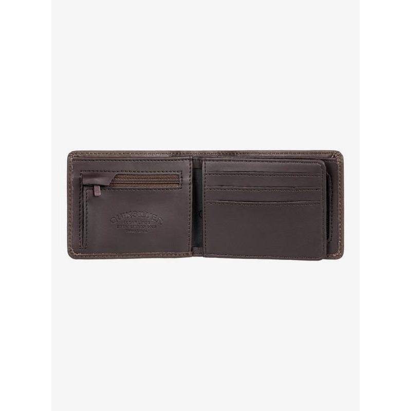 Quiksilver Mack Leder Portemonnaie - chocolate brown