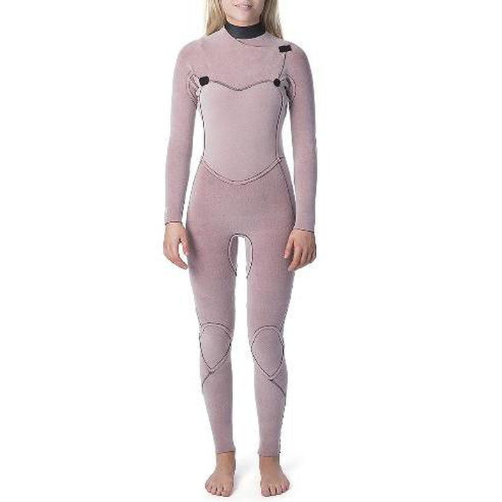 RIP CURL DAMEN FLASHBOMB 5/3 CHEST ZIP NEOPRENANZUG - schwarz/weiss