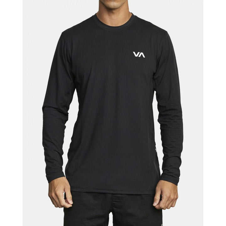 RVCA Herren Sport Shirt langarm Vent - black