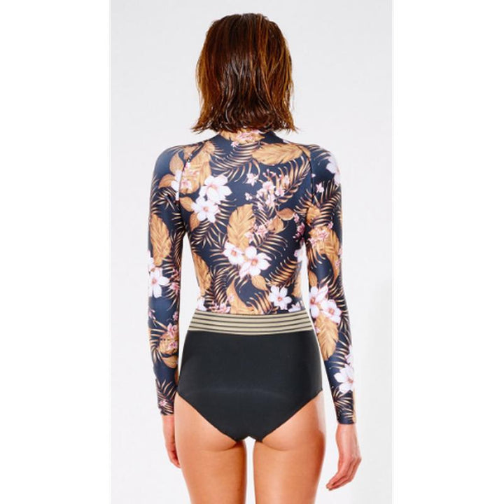 Rip Curl Damen 1mm Langarm Shorty Gbomb - black/gold