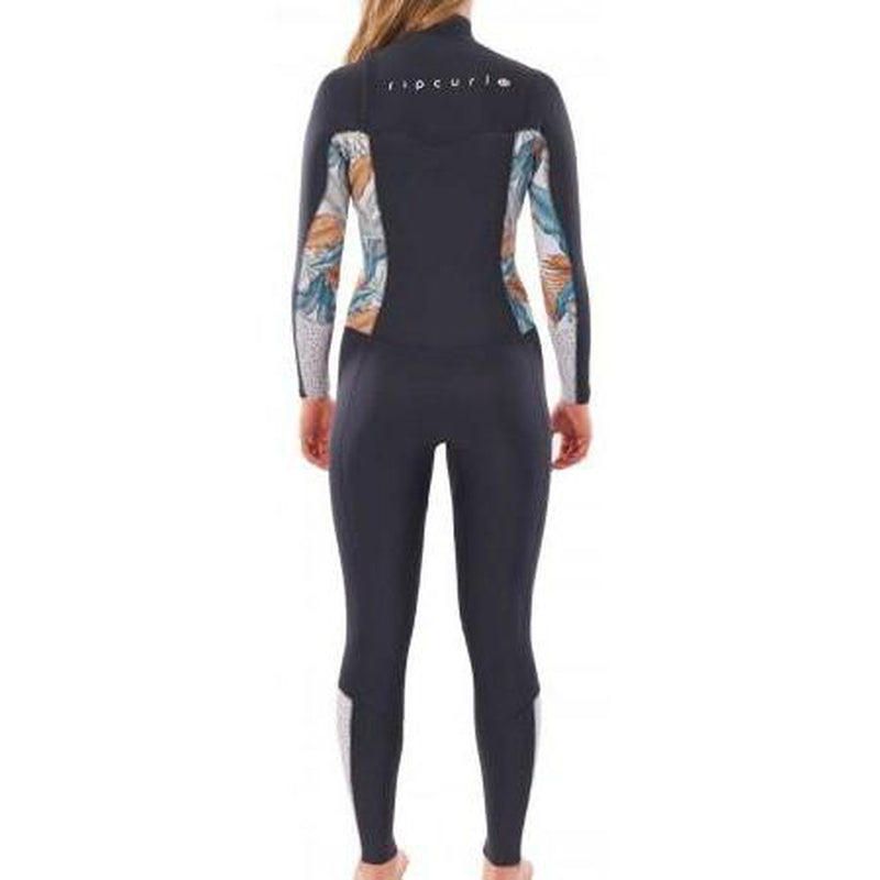 Rip Curl Damen 3/2 Dawn Patrol Chest Zip Neoprenanzug - grey