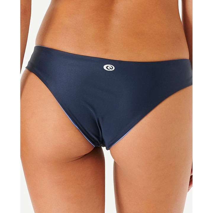 Rip Curl Damen Bikini Bottom Cheeky Mirage Revo 2 in 1 - navy / black