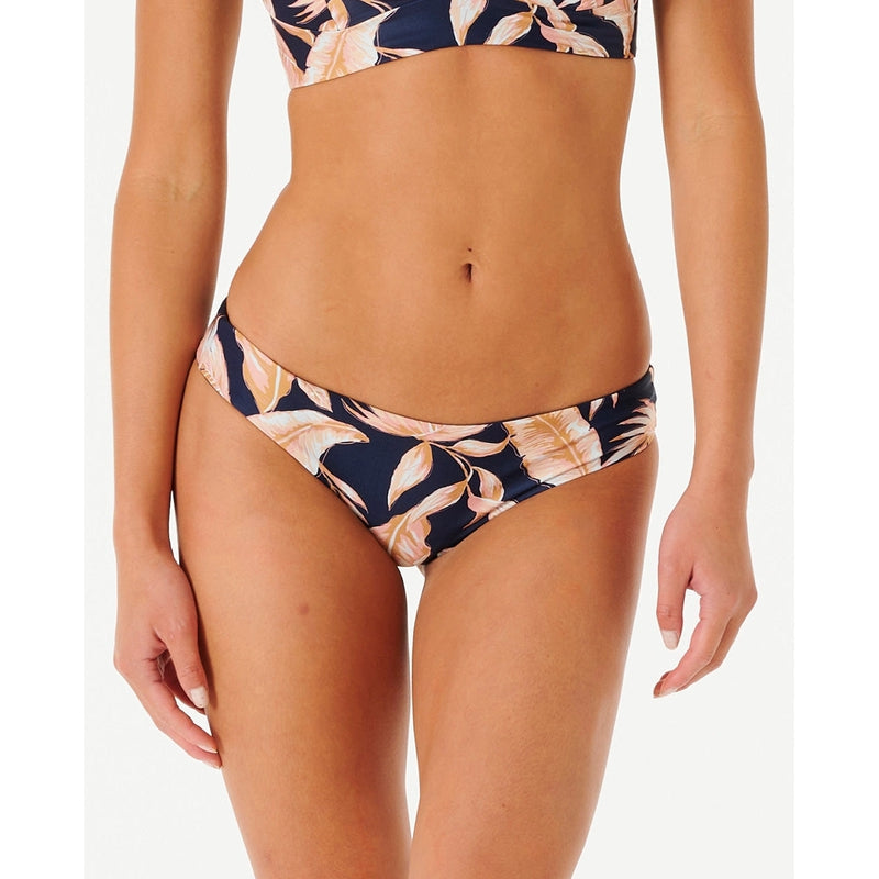 Rip Curl Damen Bikini Bottom Cheeky Mirage Revo 2 in 1 - navy / black