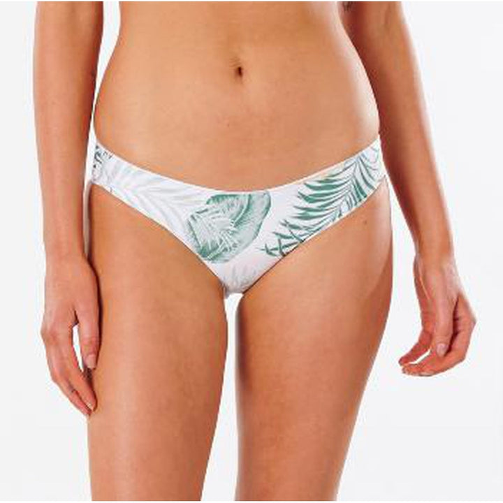 Rip Curl Damen Bikini Bottom Coastal Palms - white