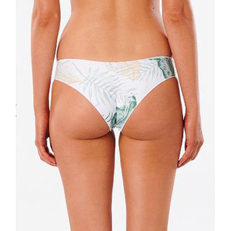 Rip Curl Damen Bikini Bottom Coastal Palms - white
