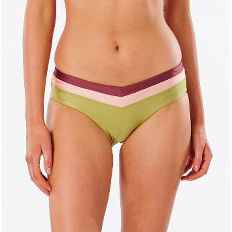 Rip Curl Damen Bikini Bottom High Waist - green