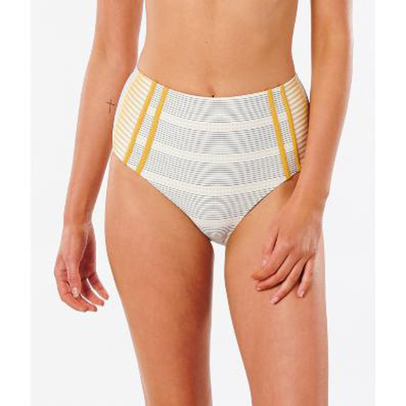 Rip Curl Damen Bikini Bottom High Waisted Salty Daze - gold