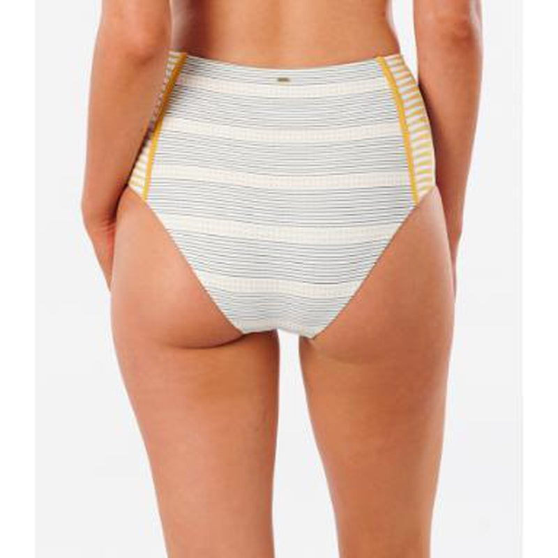 Rip Curl Damen Bikini Bottom High Waisted Salty Daze - gold