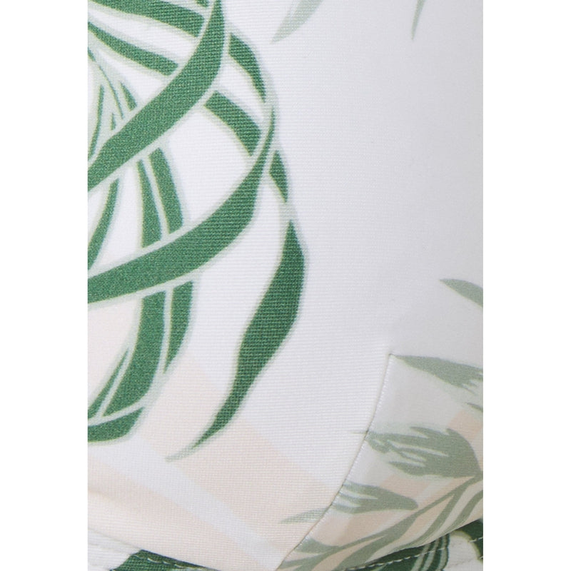 Rip Curl Damen Bikini Top Tiangel Coastal Palms Longline - white