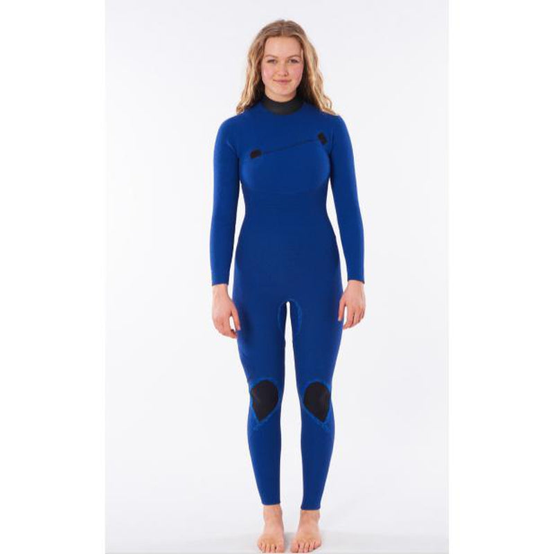 Rip Curl Damen E-Bomb 4/3mm, Zip Free E6 Neoprenanzug - Green