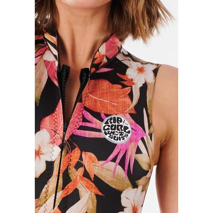 Rip Curl Damen G-Bomb 1mm Long Jane High Waist Wetsuit - black/pink