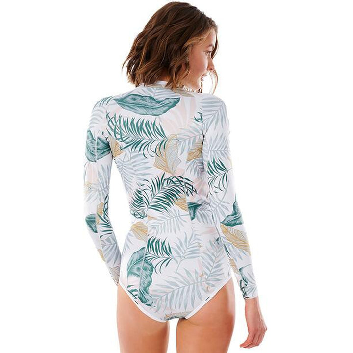 Rip Curl Damen G-Bomb Longsleeve 1mm Springsuit hi cut - white