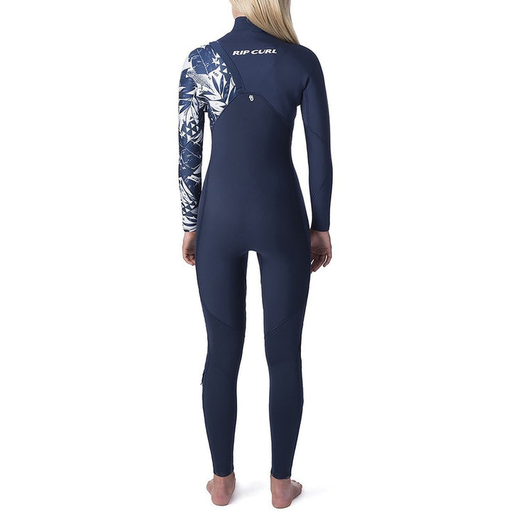 Rip Curl Damen G-Bomb Pro E6 4/3mm Zipfree Wetsuit - navy