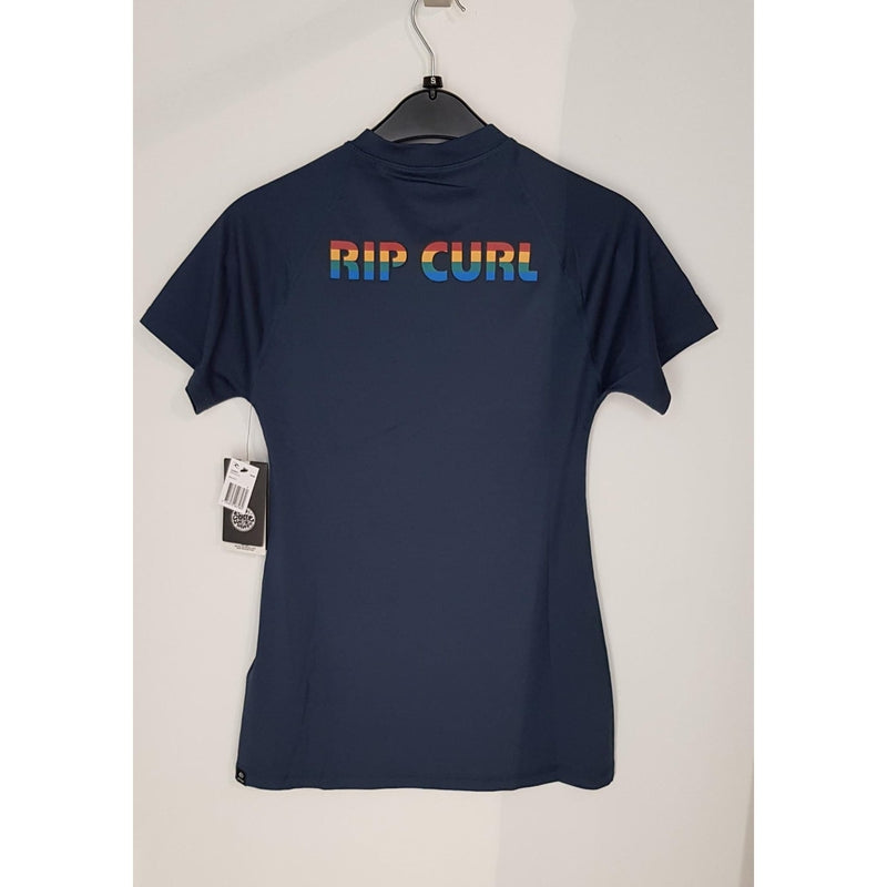 Rip Curl Damen Lycra kurzarm Icon - navy