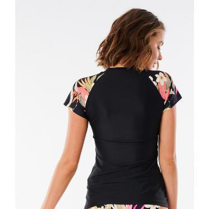 Rip Curl Damen Lycra kurzarm North Shore - black