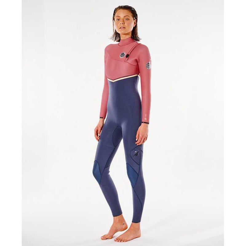 Rip Curl Damen Neoprenanzug - E Bomb - 3/2mm - Zip Free - Slate Rose