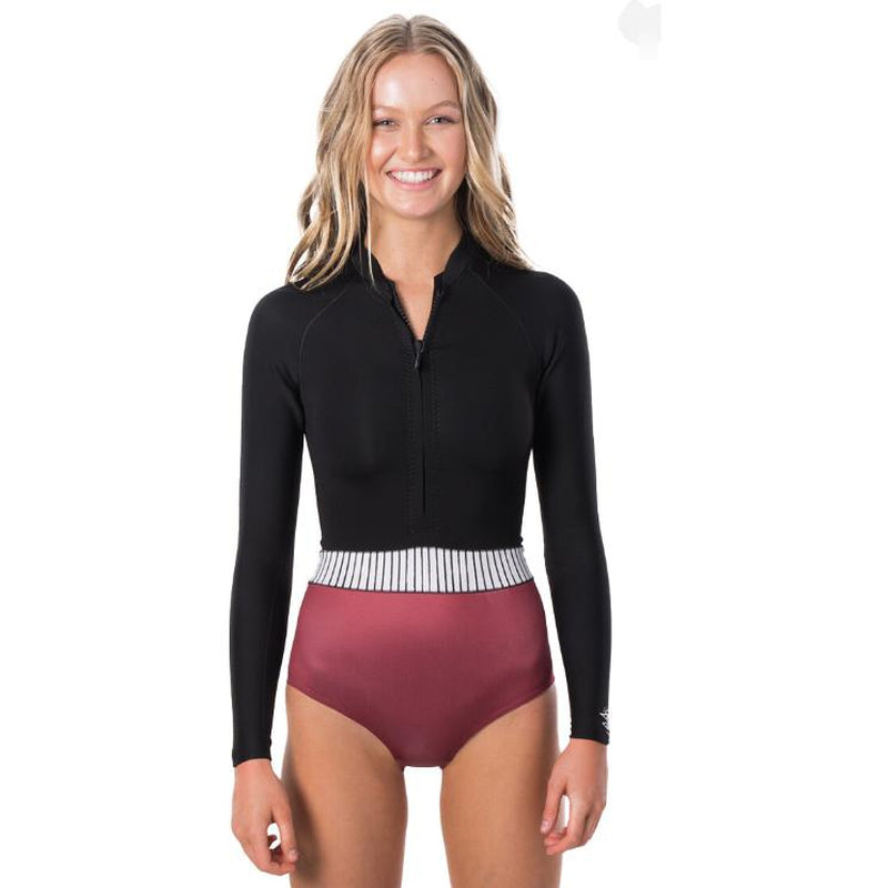Rip Curl Damen Searchers Langarm 1mm Springsuit - sun rust