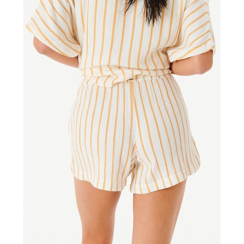 Rip Curl Damen Short Premium Surf Stripe - gold