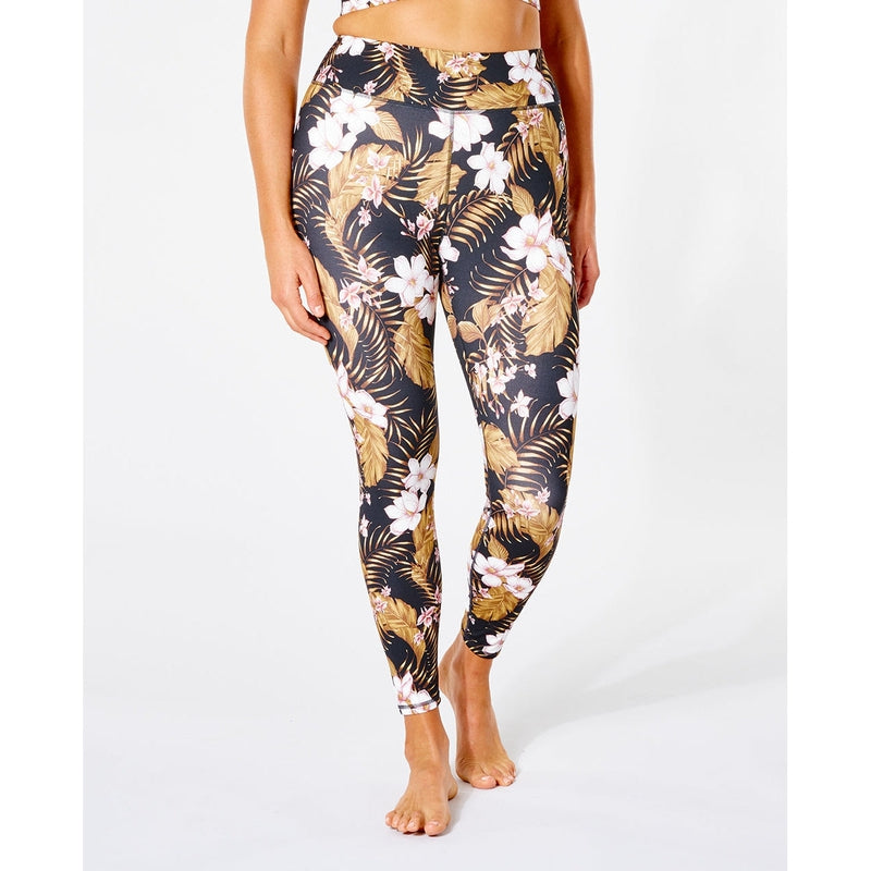 Rip Curl Damen Surf / Sport Legging Playabella - black floral