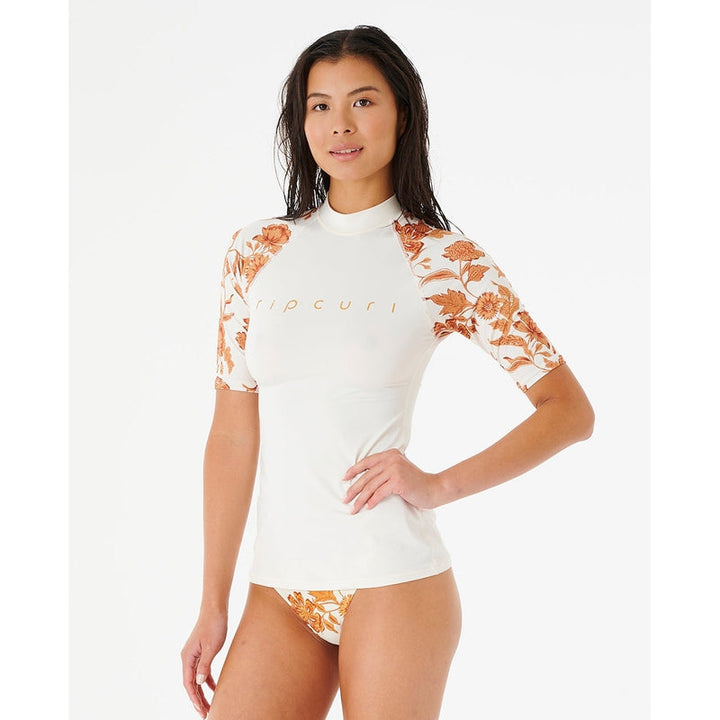 Rip Curl Damen UV Lycra kurzarm Oceans Together - shell