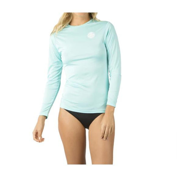 Rip Curl Damen UV Lycra langarm Whitewash Loose Fit - blue