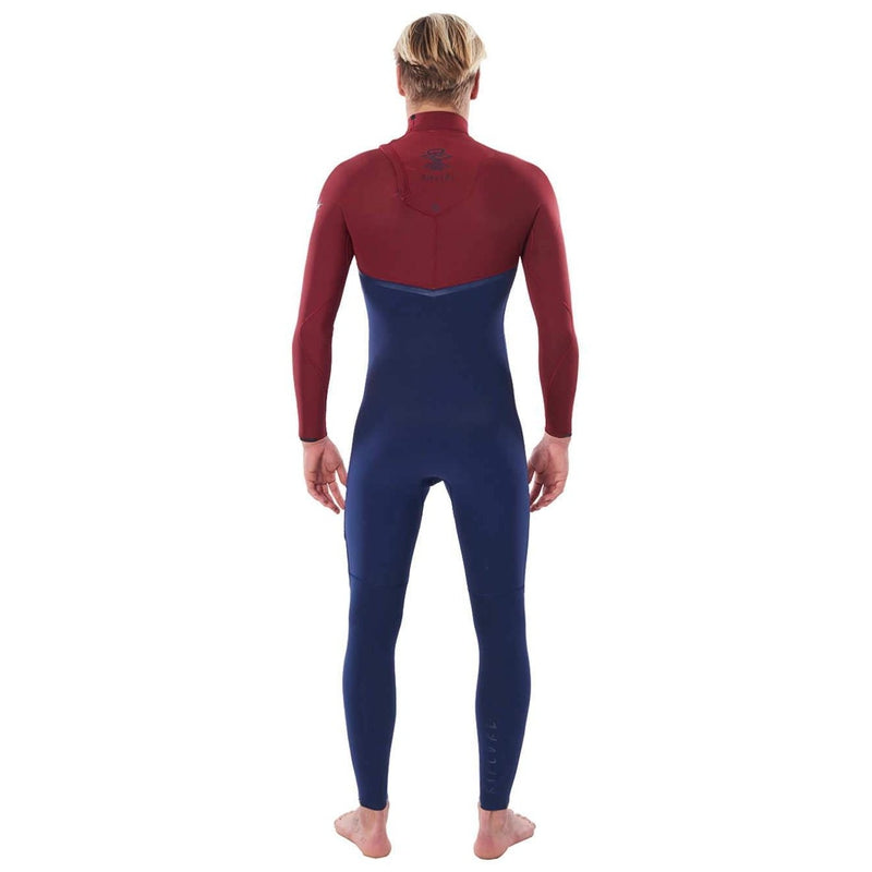 Rip Curl E-Bomb 4/3mm Zip Free Neoprenanzug - navy/red