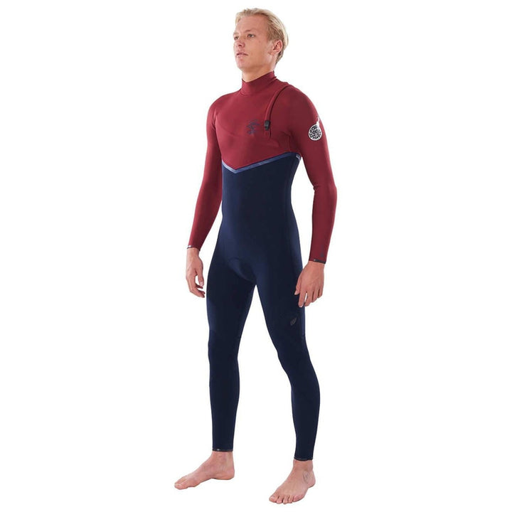 Rip Curl E-Bomb 4/3mm Zip Free Neoprenanzug - navy/red