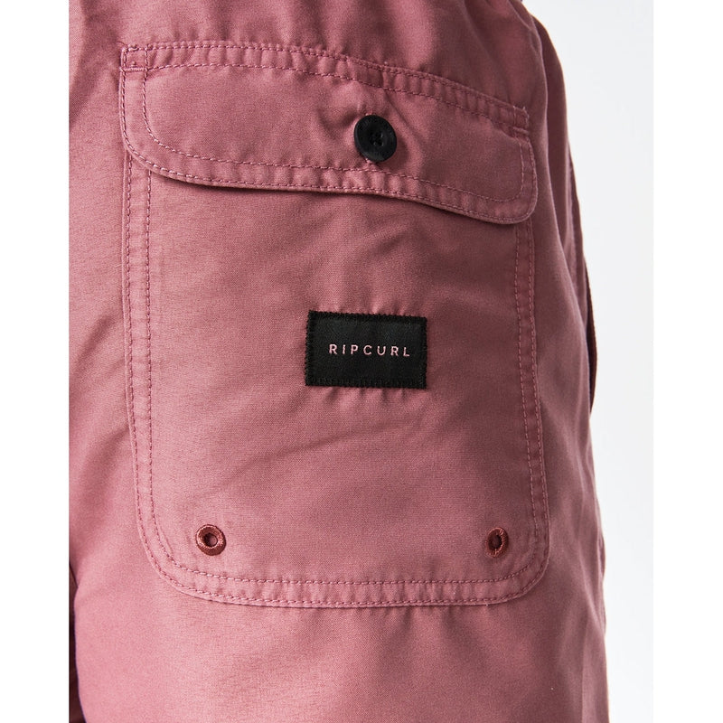 Rip Curl Herren Badehosen Easy Living Volley - maroon red