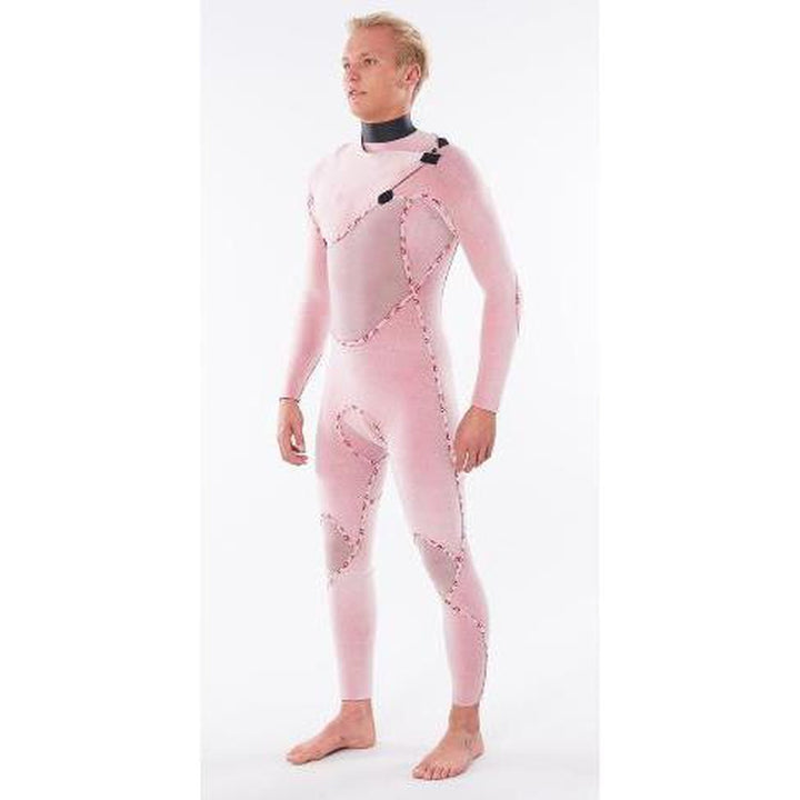 Rip Curl Herren Flashbomb 4/3mm, Chest Zip Neoprenanzug - Schwarz