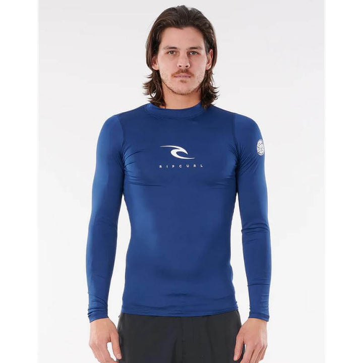 Rip Curl Herren Lycra Corps L/S UV Shirt, langarm -navy