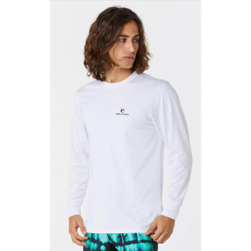 Rip Curl Herren Lycra Searchers Series, langarm - white