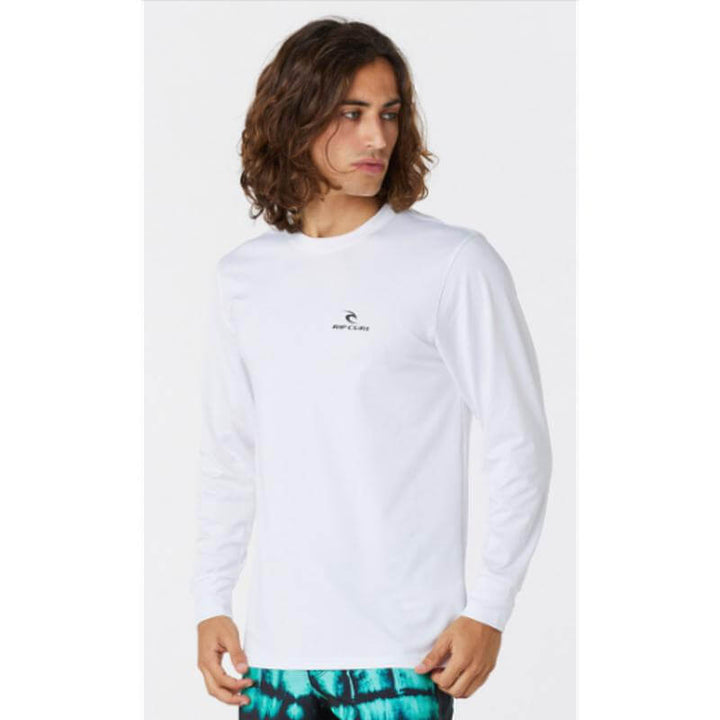 Rip Curl Herren Lycra Searchers Series, langarm - white