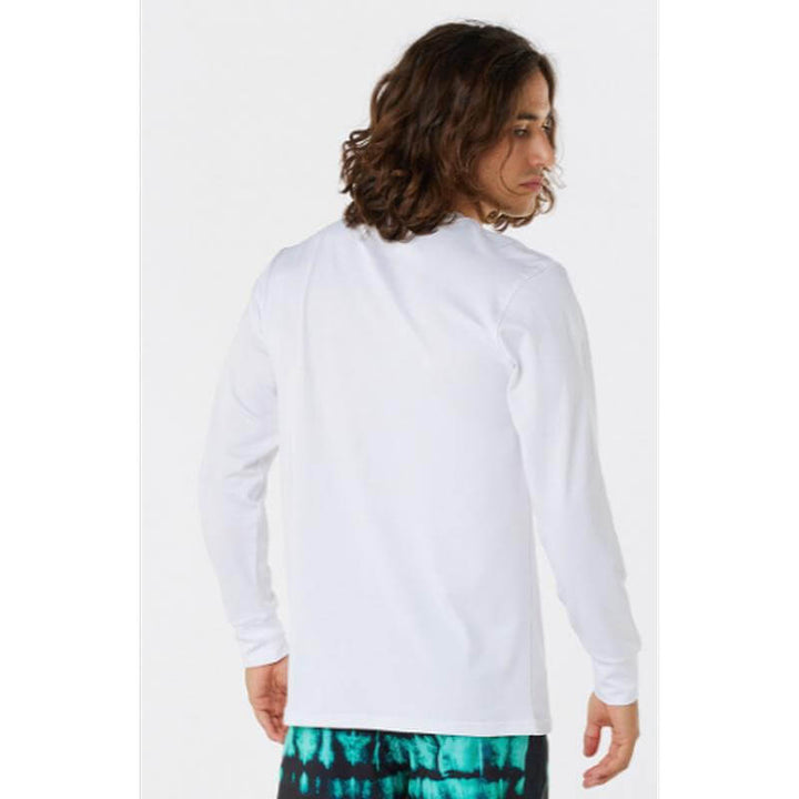 Rip Curl Herren Lycra Searchers Series, langarm - white