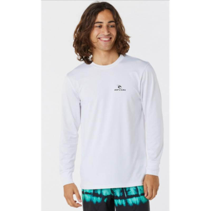 Rip Curl Herren Lycra Searchers Series, langarm - white