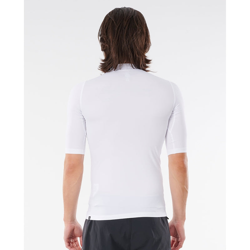 Rip Curl Herren Lycra kurzarm Corps - white