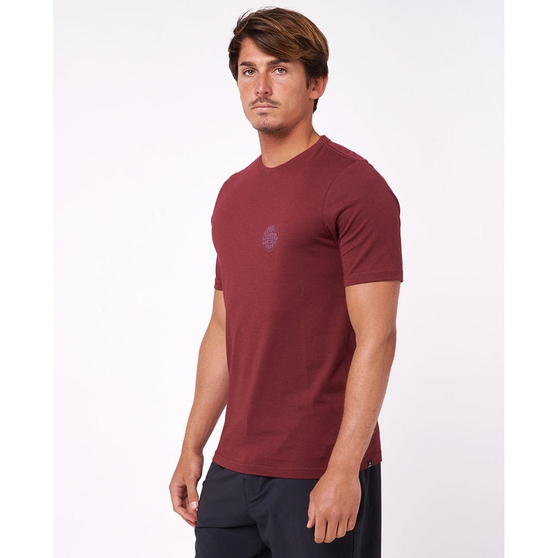 Rip Curl Herren Lycra kurzarm Icons Of Surf - maroon
