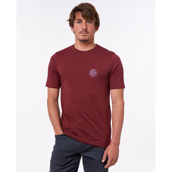 Rip Curl Herren Lycra kurzarm Icons Of Surf - maroon