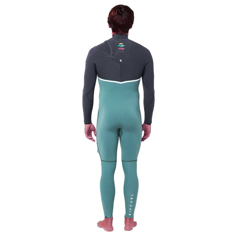 Rip Curl Herren Neoprenanzug E-Bomb Searchers 3/2mm Zipfree - Green Multi