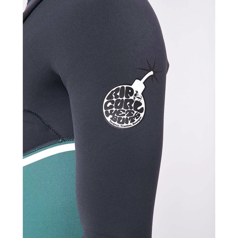 Rip Curl Herren Neoprenanzug E-Bomb Searchers 3/2mm Zipfree - Green Multi