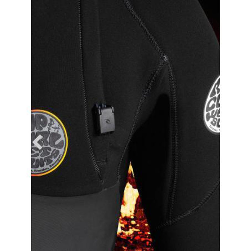 Rip Curl Herren Neoprenanzug Flashbomb Heatseeker 3/2mm Zipfree - black