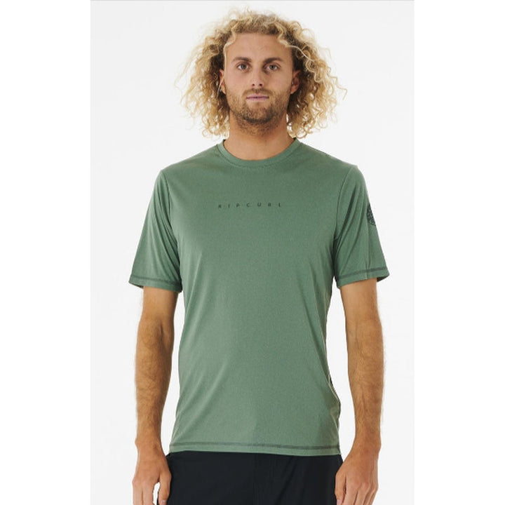 Rip Curl Herren Surfshirt Dawn Patrol kurzarm - green marle