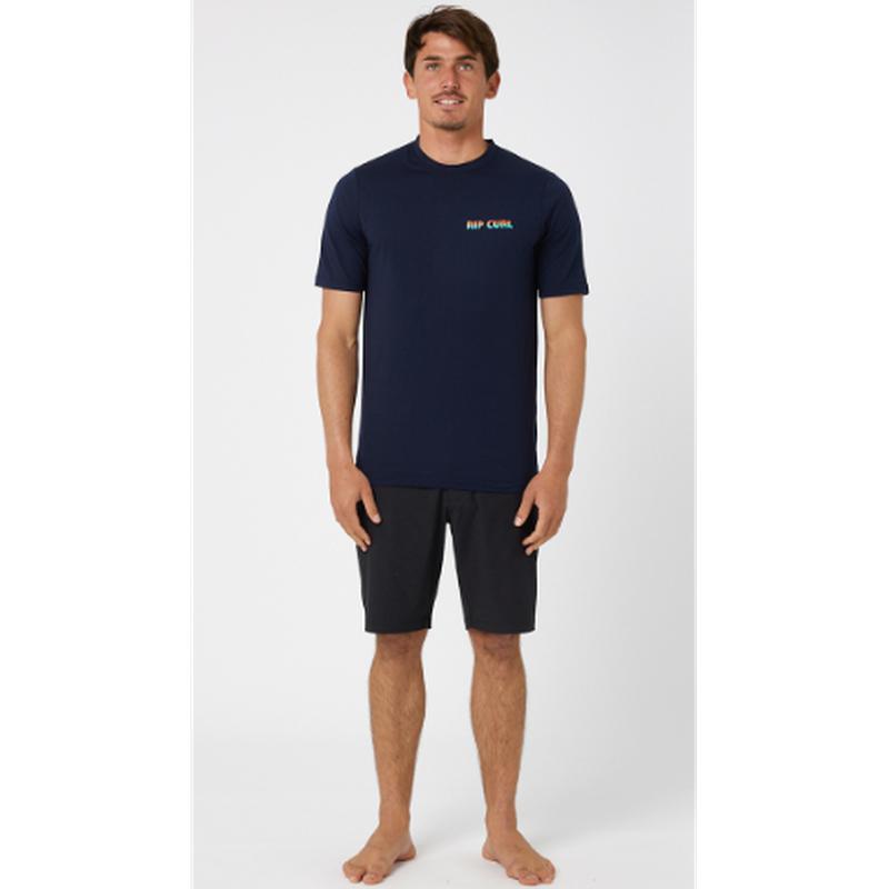 Rip Curl Herren Surfshirt Icons Of Surf, kurzarm - navy