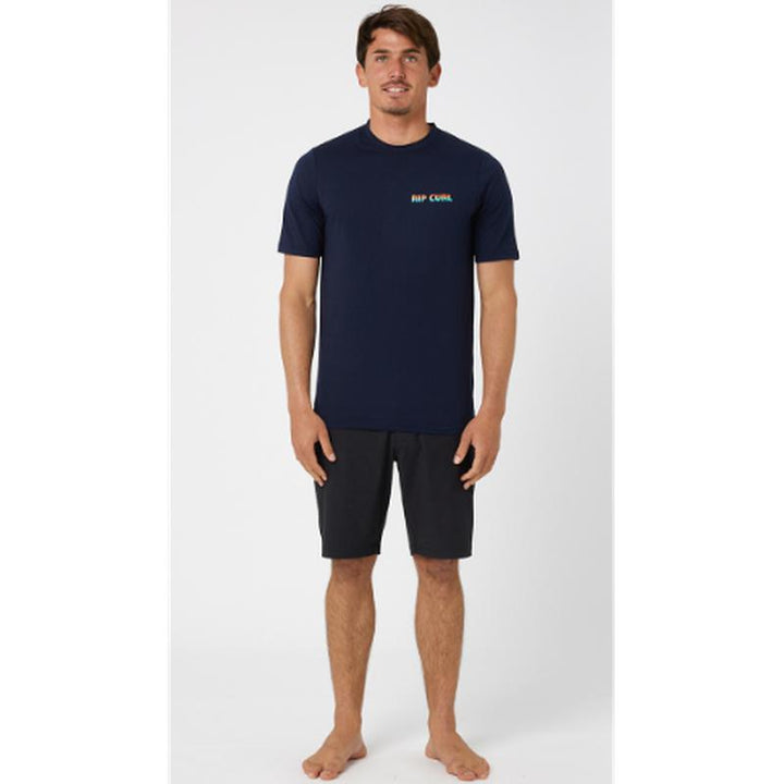 Rip Curl Herren Surfshirt Icons Of Surf, kurzarm - navy