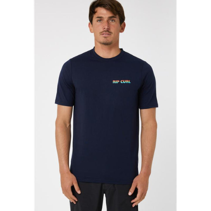 Rip Curl Herren Surfshirt Icons Of Surf, kurzarm - navy